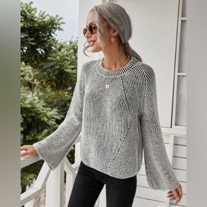 Bell sleeve sweater